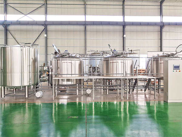 2000L/20HL 3-vessel brewhouse system