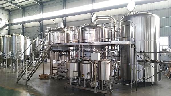30 BBL brewing systems is nearing completion and waiting to be shipped