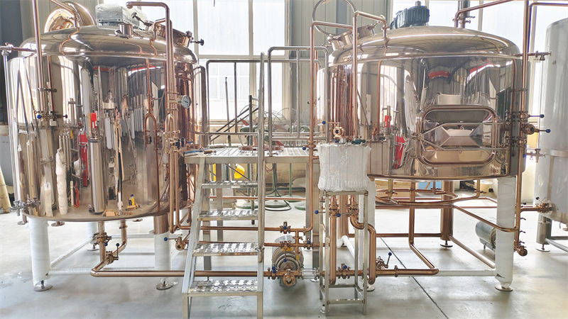 1000L Copper-Clad Two-Vessel Brewhouse