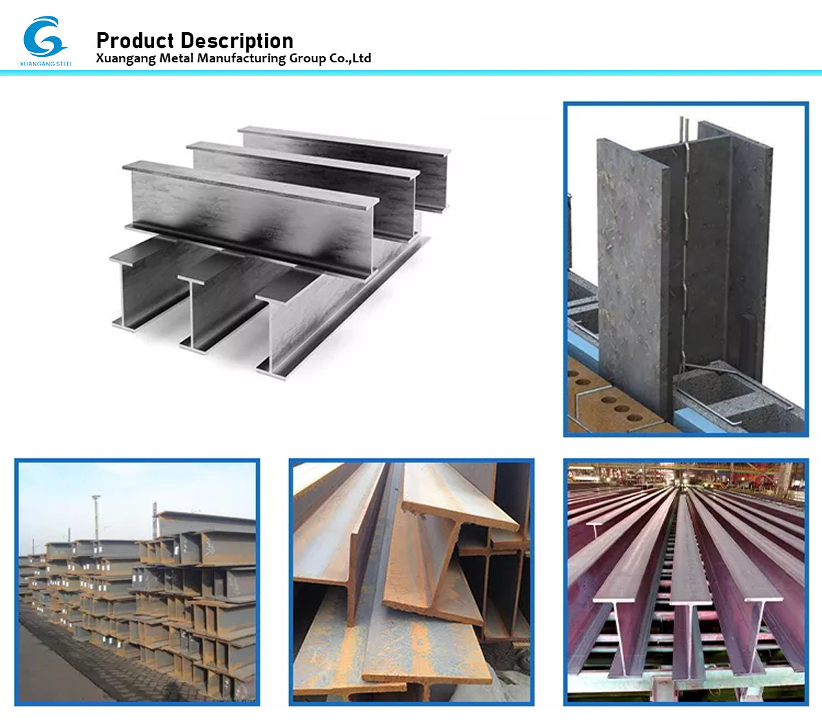 Product Description产品描述.jpg H-Beam/I-Beam
