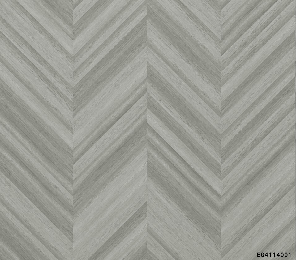Fish bone patterned SPC flooring