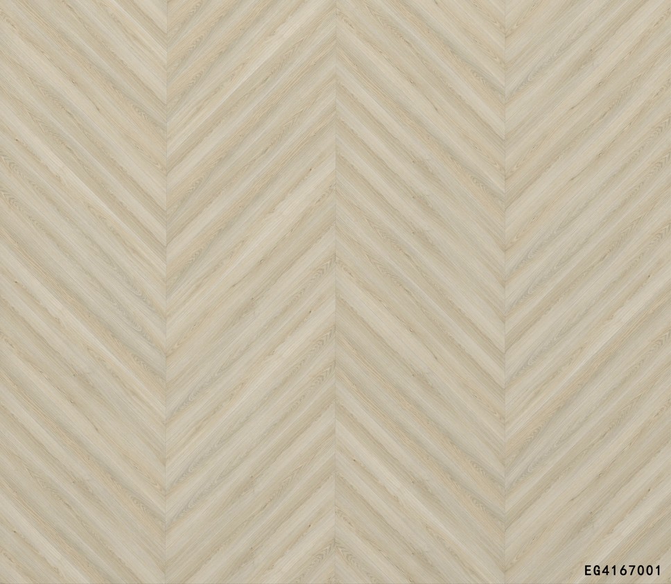 Fish bone patterned SPC flooring