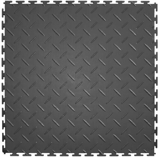Diamond Interlocked PVC Tile