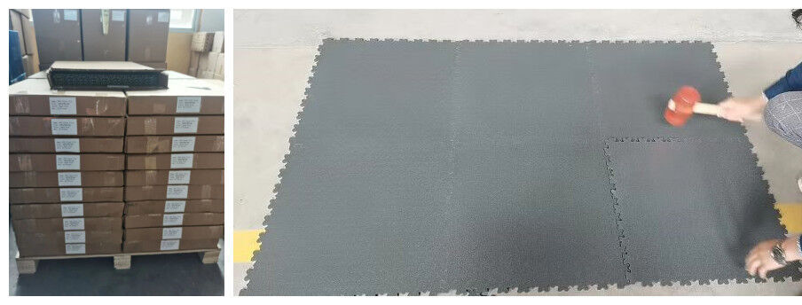 508mm Interlocking PVC tiles