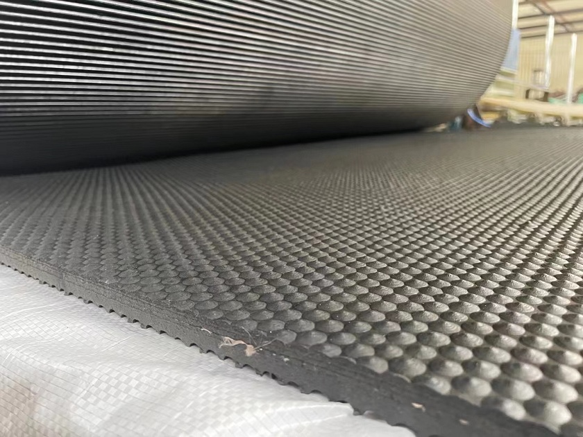 Rolled alley mats