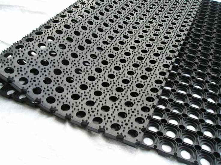 Rubber ring mat