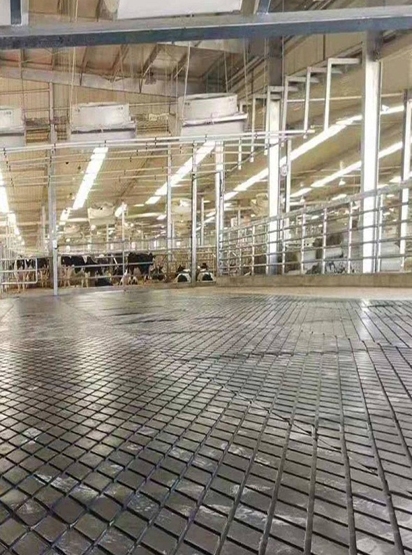 Diamond rubber mat