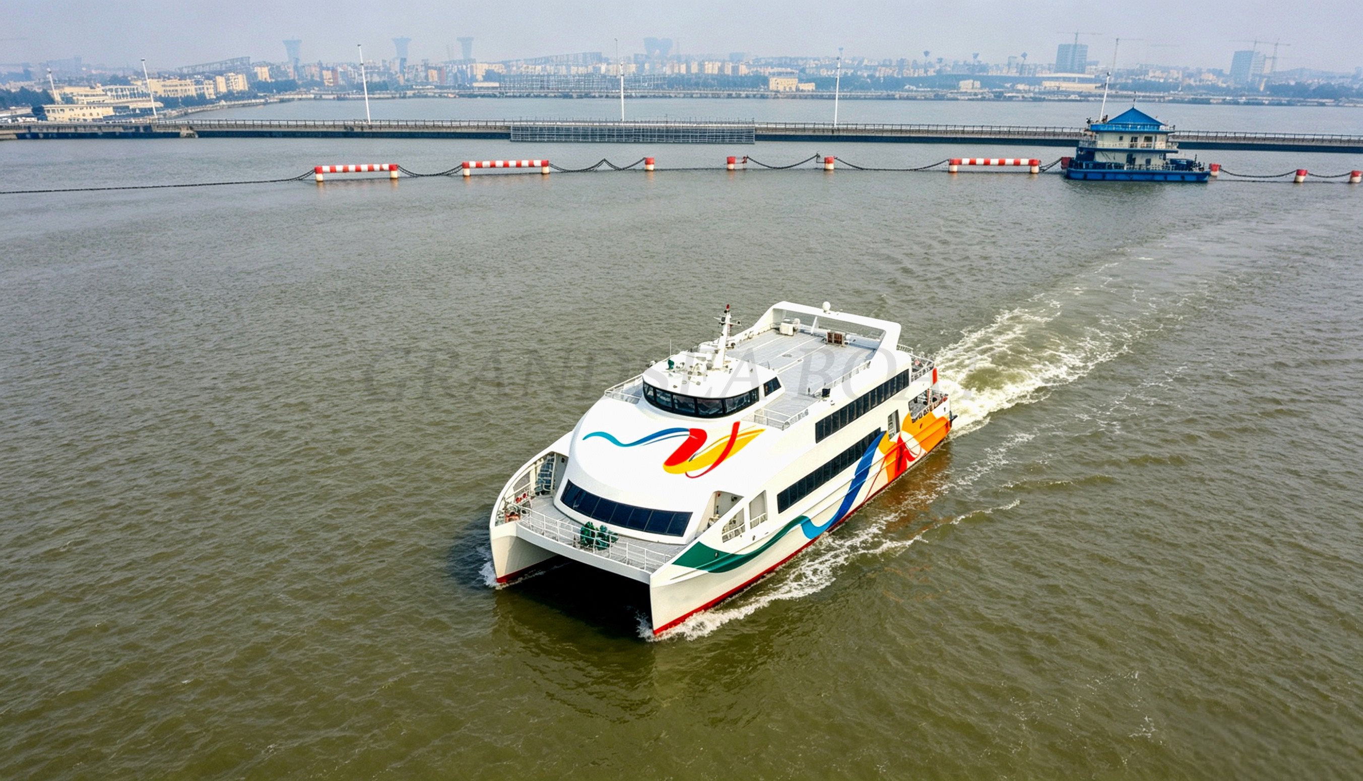 Grandsea 45m Aluminium Catamaran 500 seats Passenger liner Ship Ocean Liner Catamaran Passenger Boat for sale