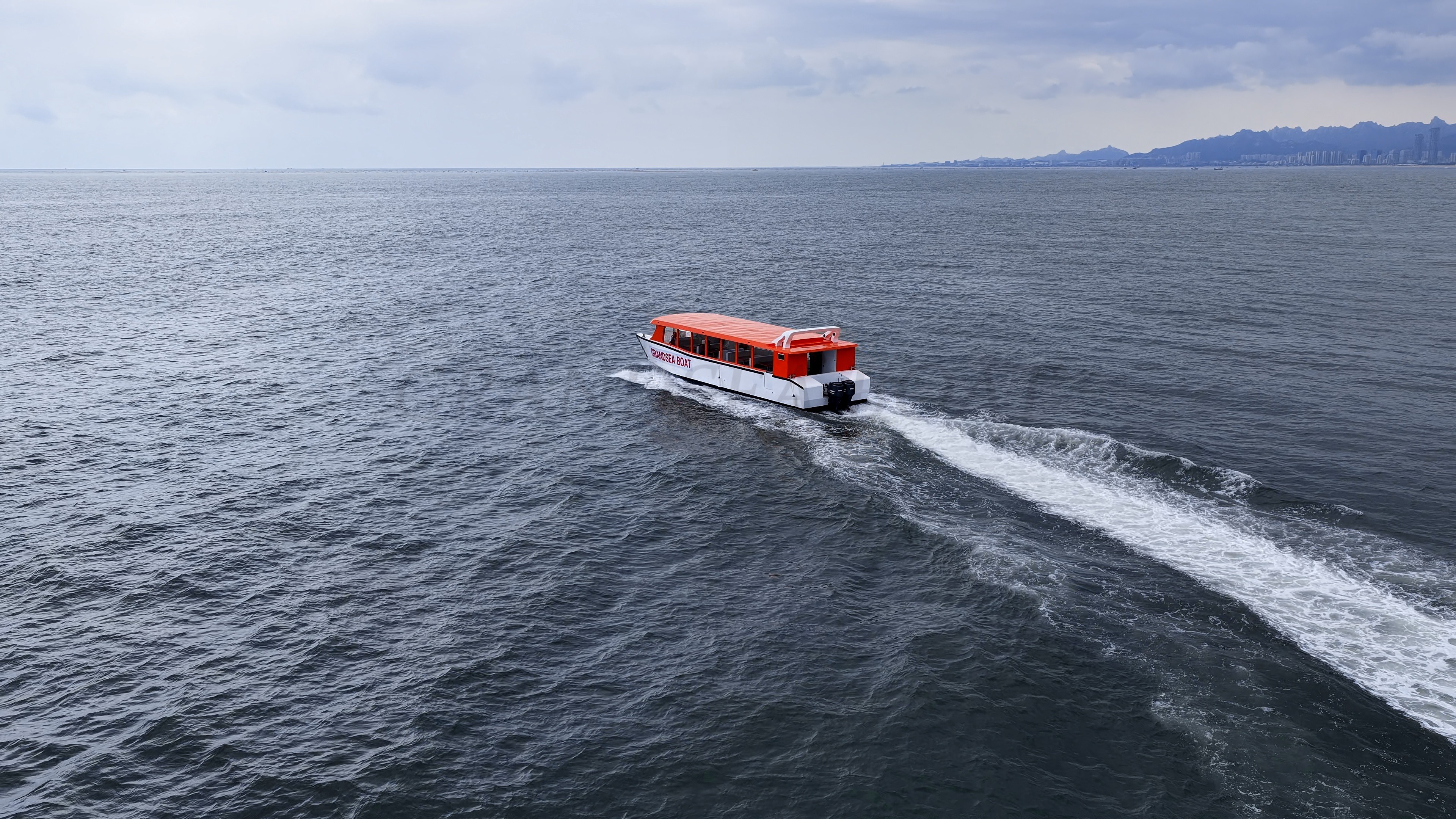 Grandsea Length 14m Aluminum Passenger Boat Passenger Ferry Small Passenger Boats for sale 53-seater Ferry Boat Nigeria