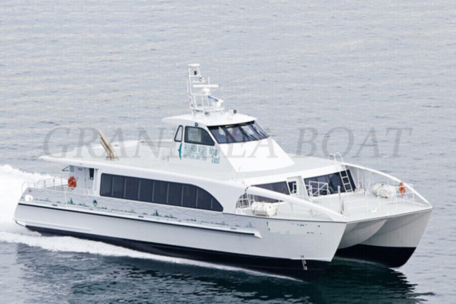 24m 110persons High Speed Catamaran Aluminum Passenger Boat for Sale