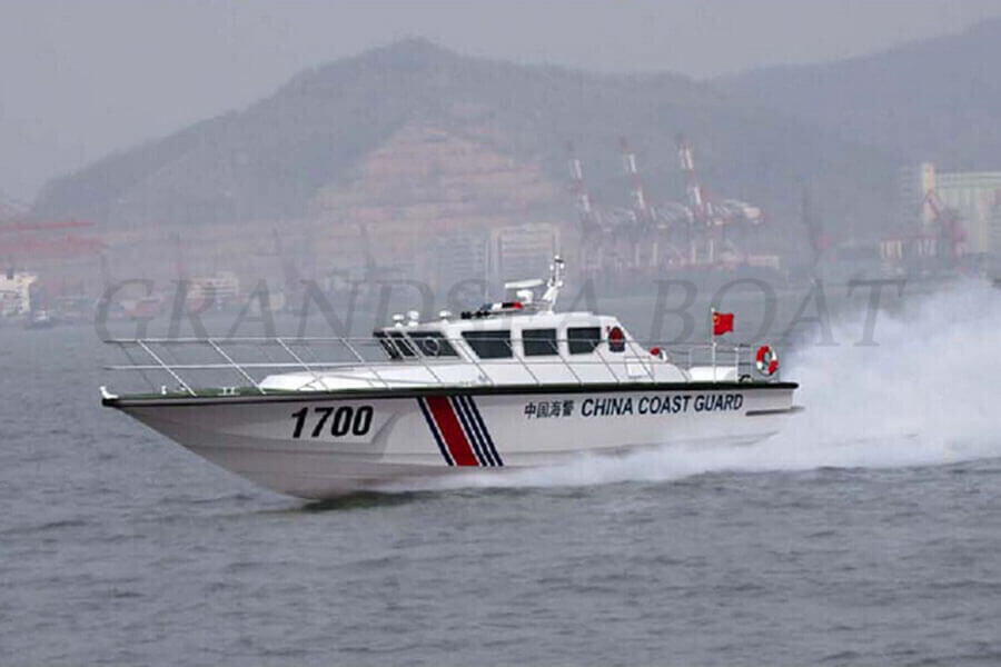 17m Fiberglass Fast Coast Guard  Patrol Boat for Sale