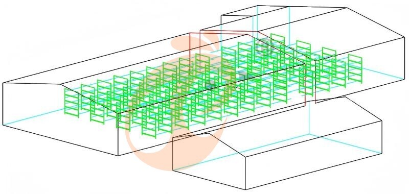 poultry house design with H type chicken cage poultry house design with H type chicken cage