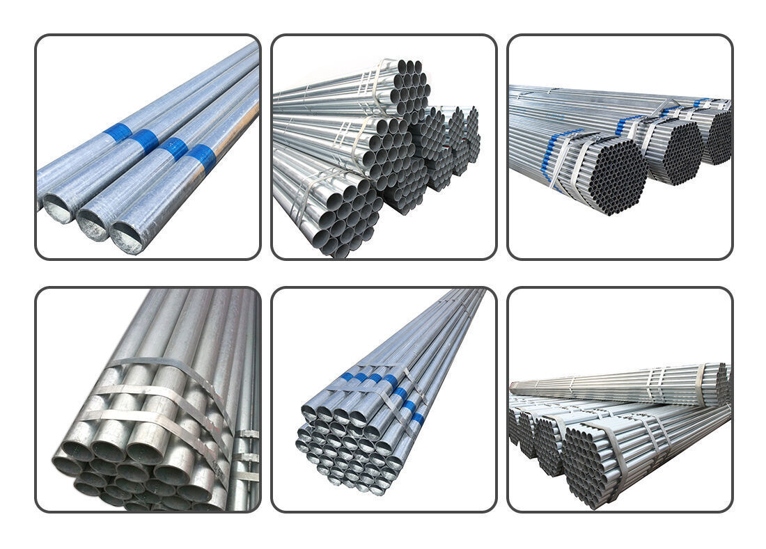 Seamless galvanized round pipe