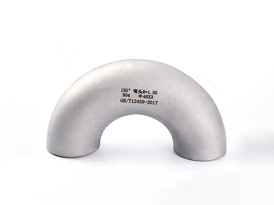 Stainless steel butt welded elbow