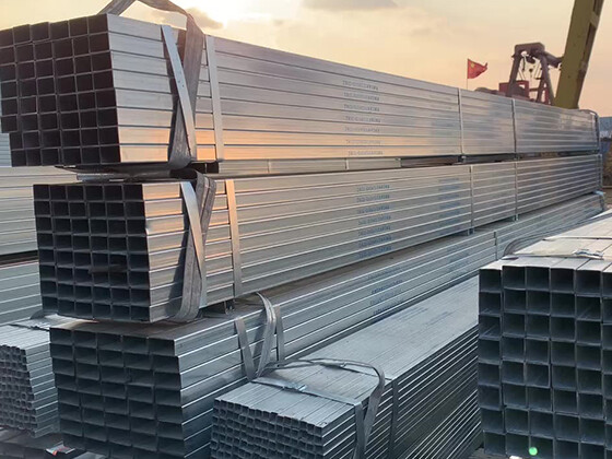 Thick wall galvanized square rectangular pipe