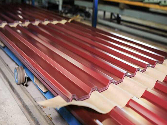 SGCC/SPCC Colored corrugated steel plate