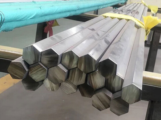 Galvanized hexagon bar