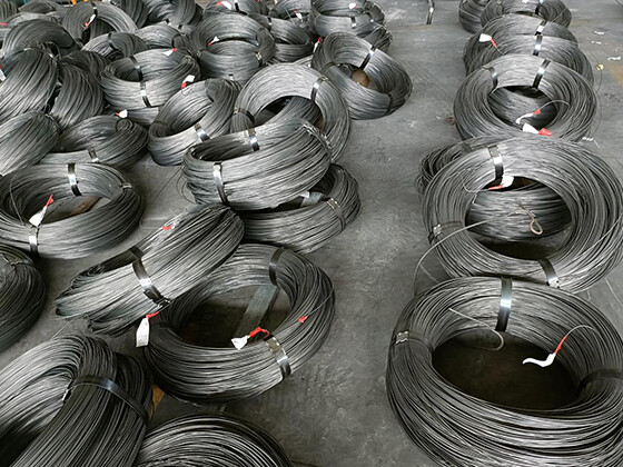 Customize Carbon Black Spring Coil Steel Wire