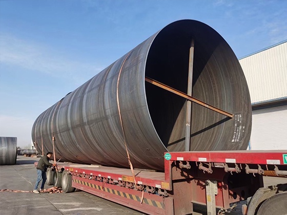 High-quality spiral-welded carbon steel pipe