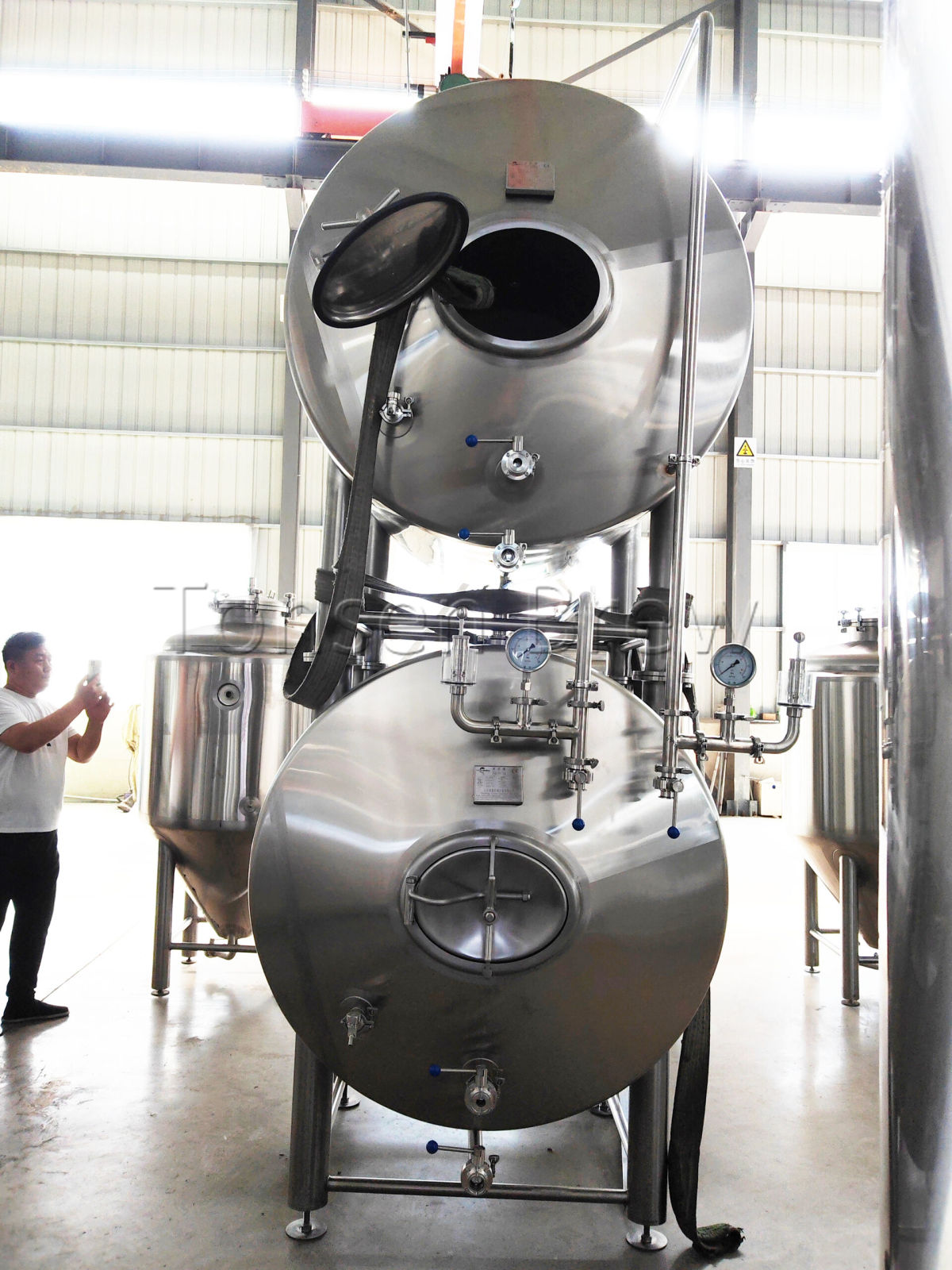 10BBL FV и 10BBL горизонтальные BBT для пивоваренного оборудования