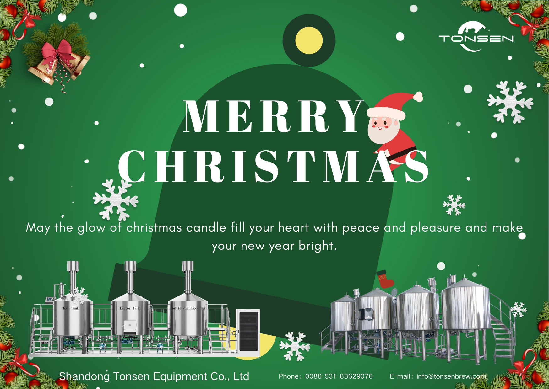 Celebre la Navidad con un equipo premium de cerveza artesanal
