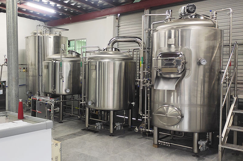 500l craft beer brewery (1)4.5器 Guía completa de equipos de elaboración de cerveza, fermentación, destilación y sistemas CIP