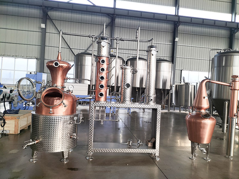 蒸馏2 Equipo de destilería de 400L