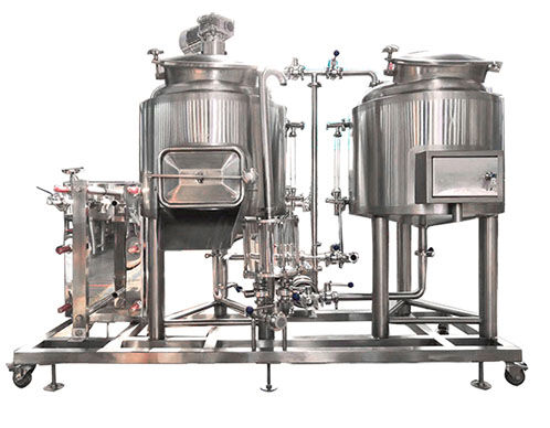 Sistema piloto de elaboración de cerveza de 200 litros