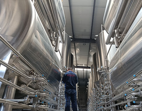 Tanque de cerveza brillante de 5000L