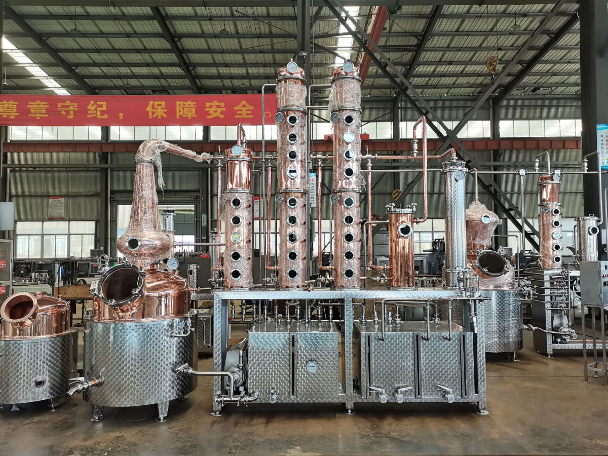 Felicitaciones al cliente de Canadá, el equipo de destilería de 500 l de la planta de Tonsen se enviará en 1 semana, cualquier cliente que elabore brandy, whisky, vodka, ginebra, etc., consulte con Tonsen.