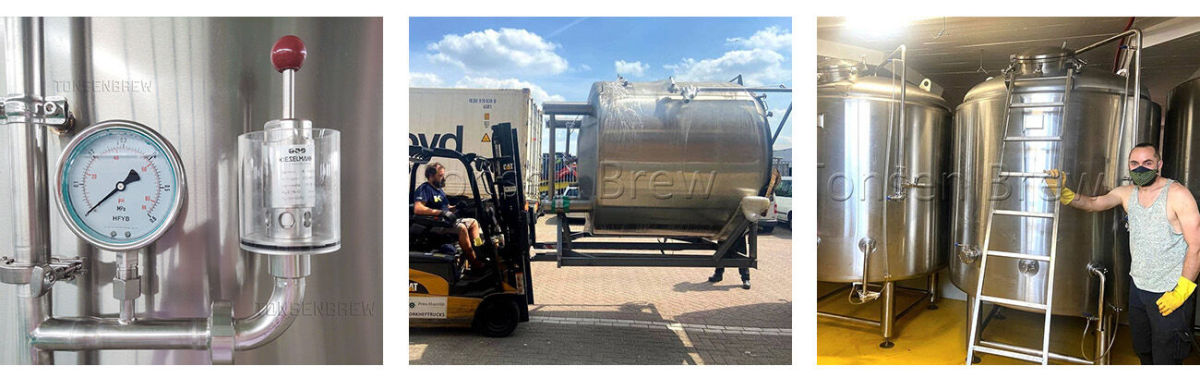 Tanque de cerveza brillante 3000L