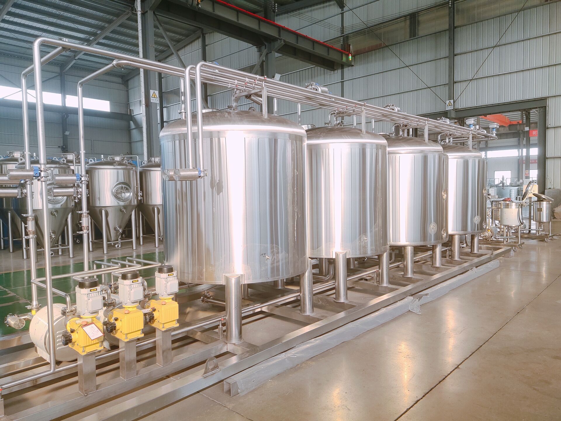 Sistema CIP de 2000L para Cervecería