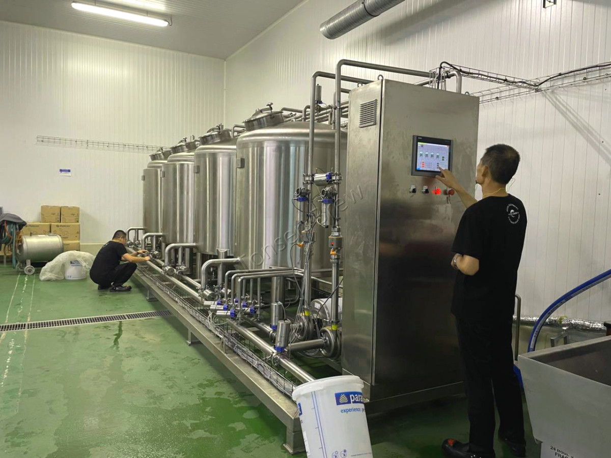 22227 20HL (2).logo.jpg Fermentadores de 64000 l y depuración del sistema CIP completamente automático de 2000 L y se pondrán en funcionamiento pronto
