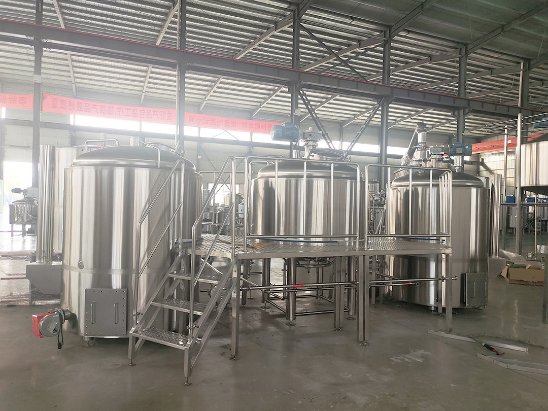 Sistema de cervecería ambiental de fuego directo de 1000l