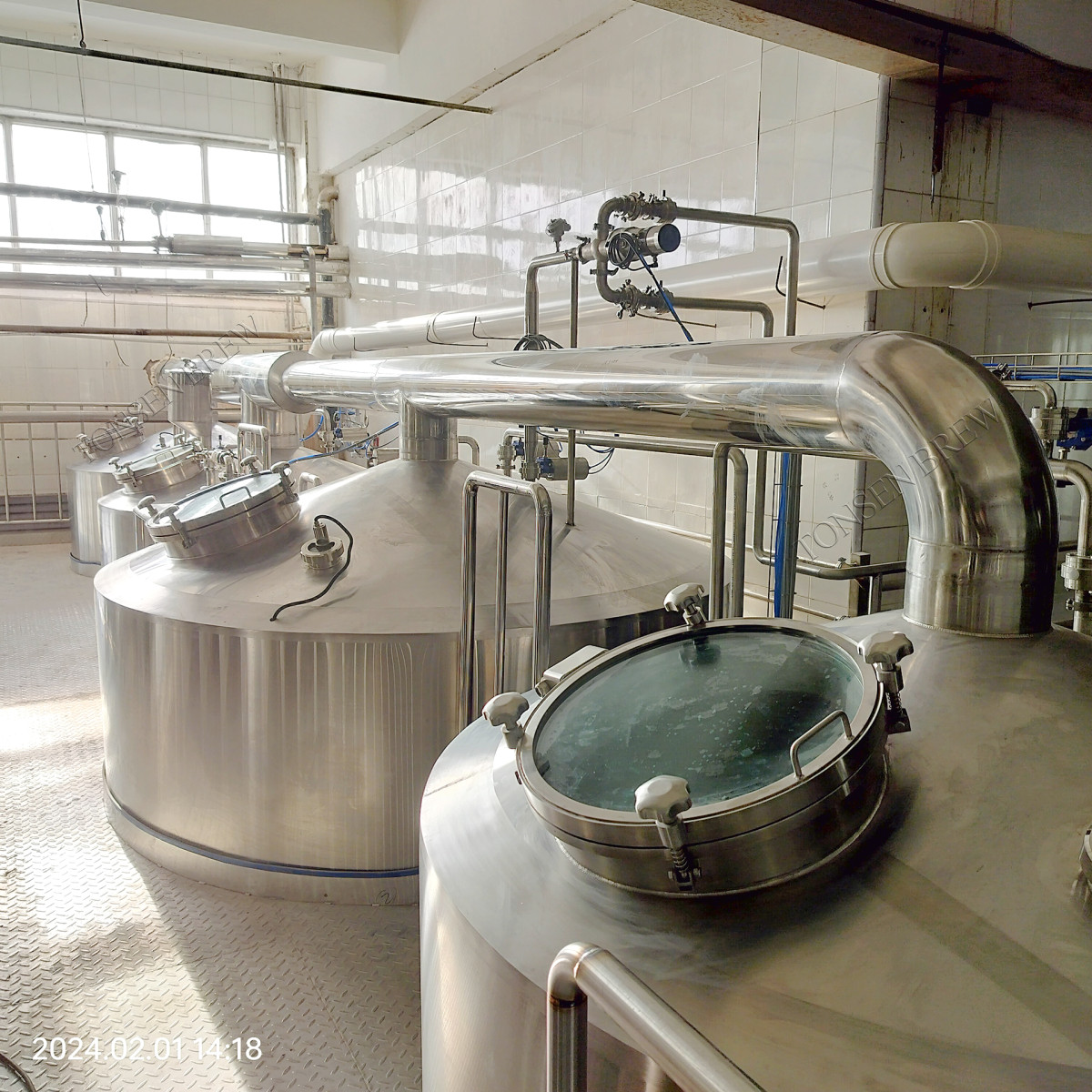 ¡¡¡Felicidades!!! Se entrega proyecto llave en mano de equipo cervecero completo de 2500L