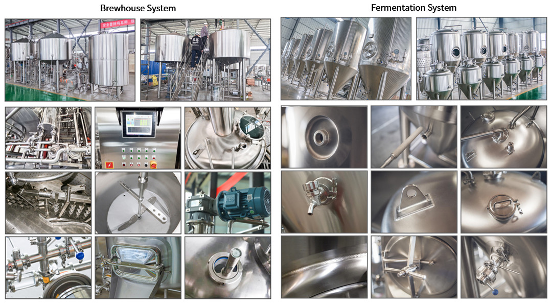 Sistema de fabricación de cerveza de 5000L