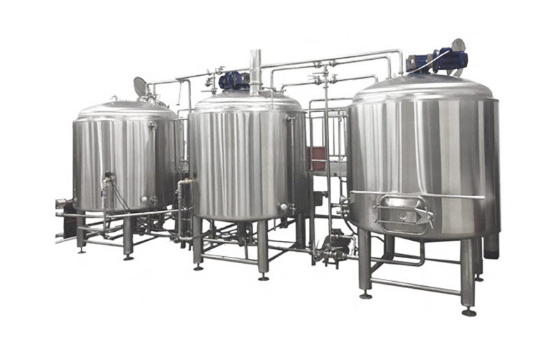 Salle de brassage à trois cuves 1500L