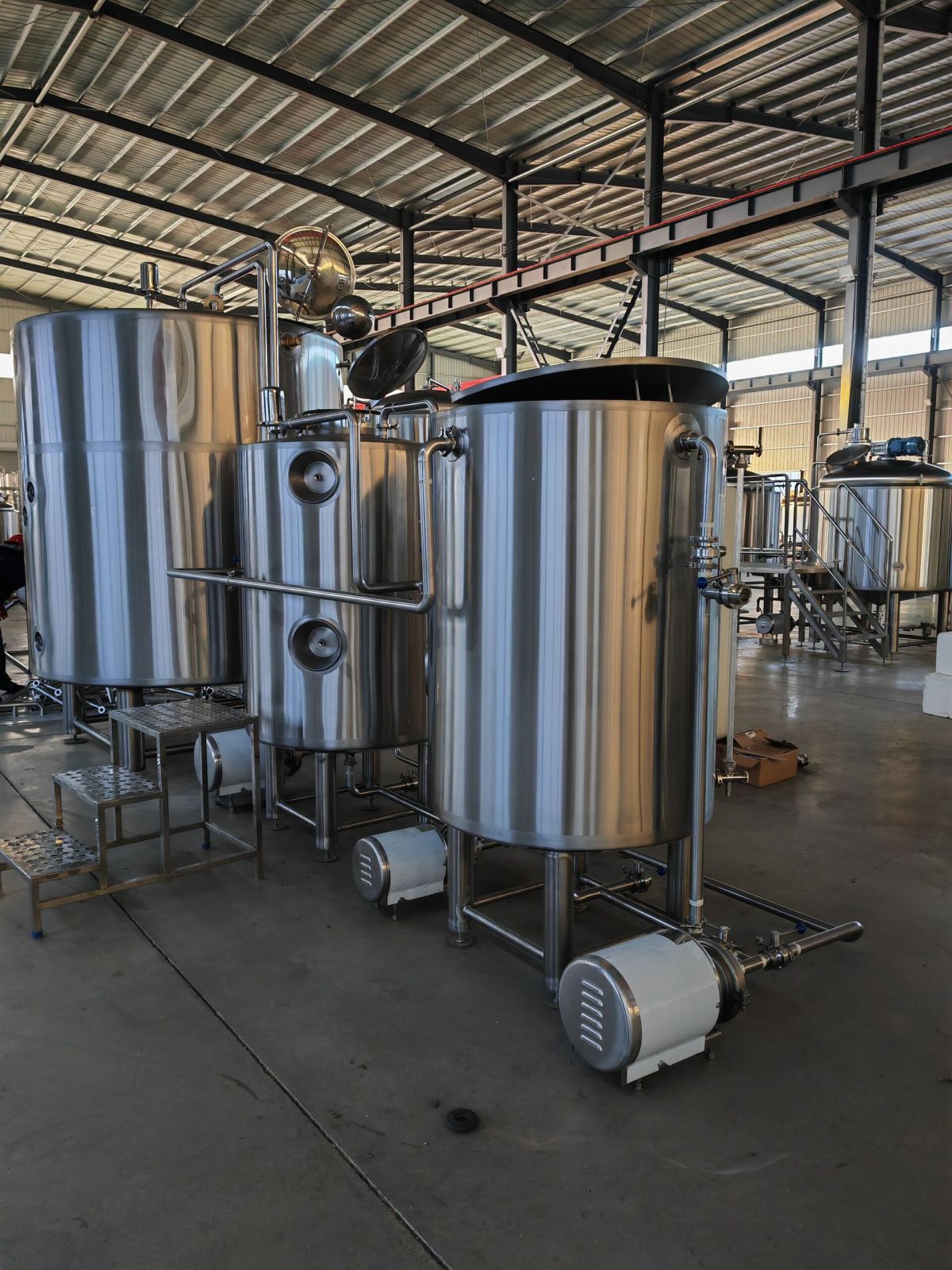 Système Tonsen CIP pour brasserie