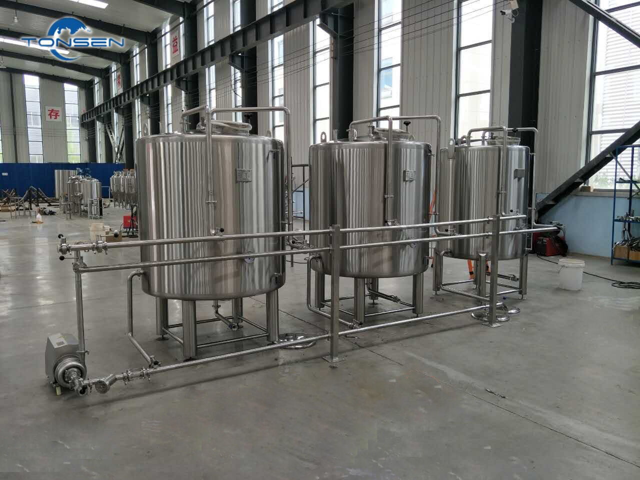 Système de nettoyage CIP 300L pour brasserie