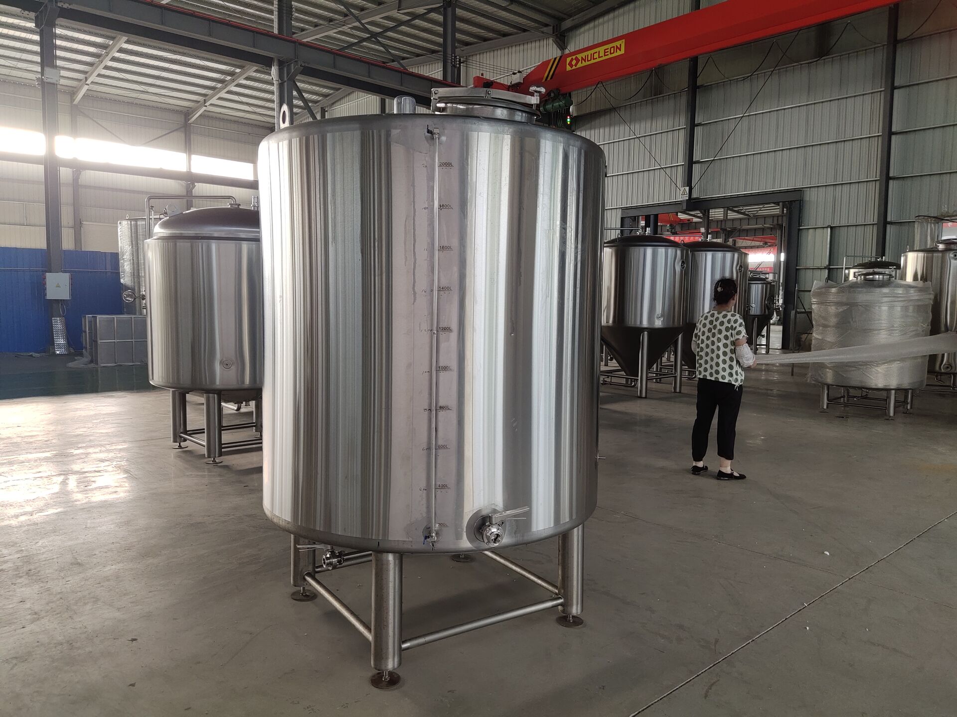 Réservoir d'eau glacée/réservoir de glycol 2000L