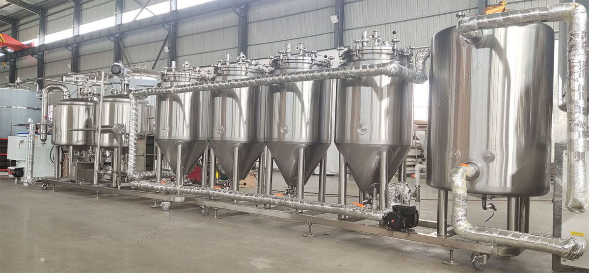 Tout-en-un 100L 200L Micro équipement de brasserie de bière domestique