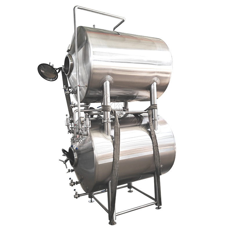 Réservoir de bière brillant horizontal