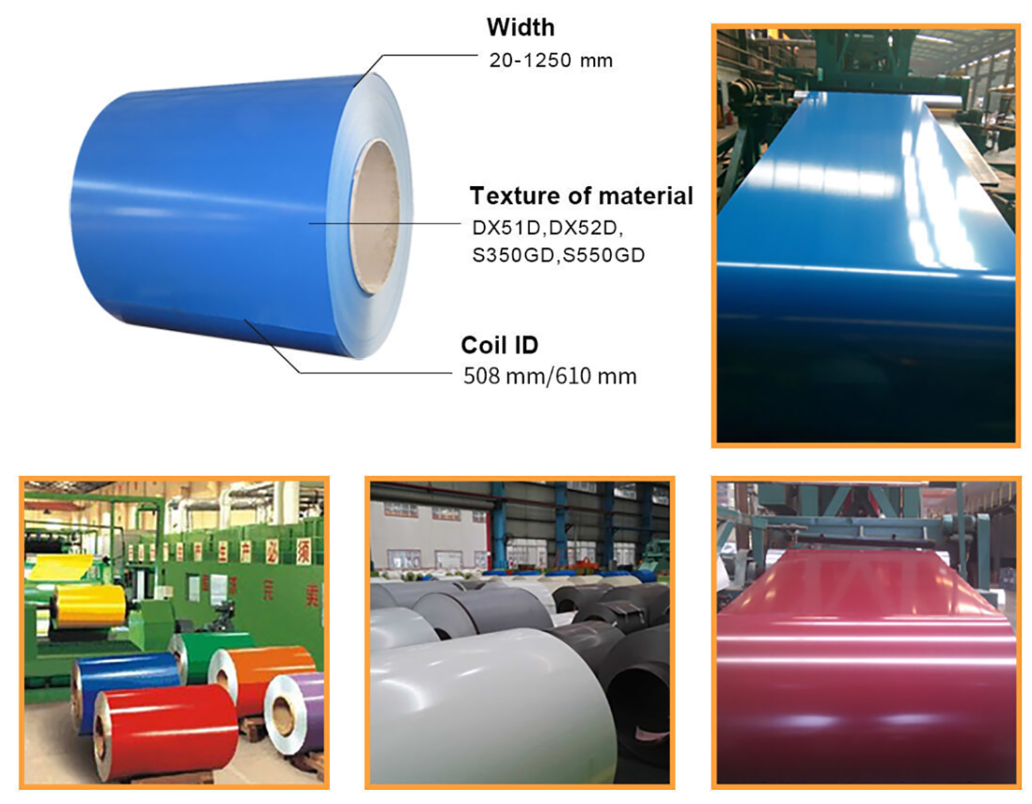 What are the advantages of color coated rolls?