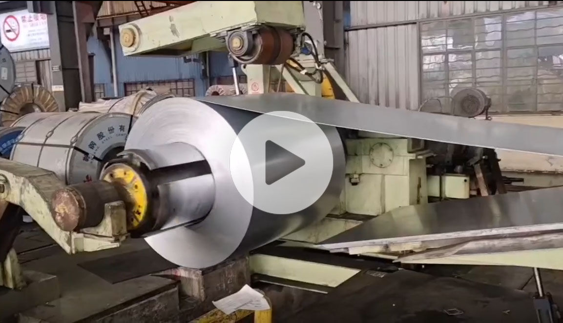 Galvanized steel coil flattening Galvanized steel coil flattening