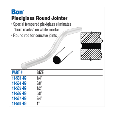 Plexiglass Round Jointer