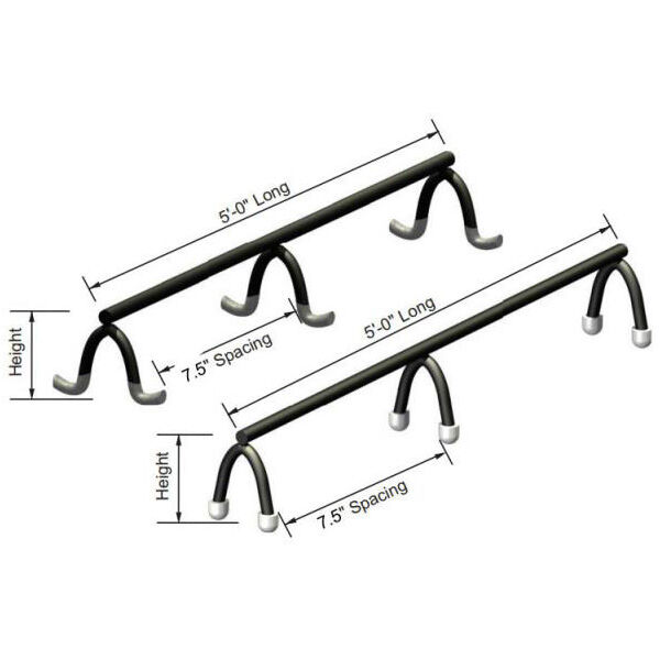Continuous High Chair-Tipped/Dipped