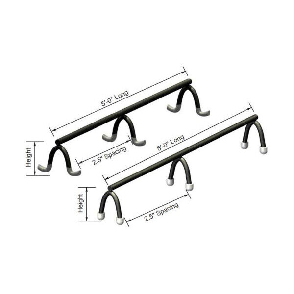 Beam Bolster, Plastic Dipped/Tipped