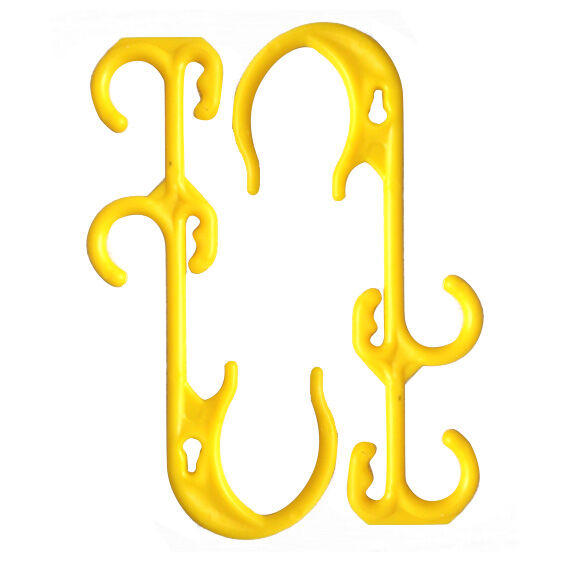 plastic lead hook yellow and red