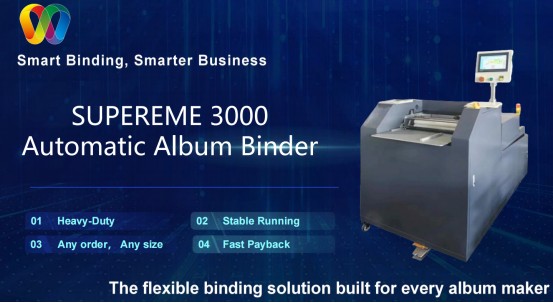 2 Double 100 presenta SUPREME 3000: Encuadernación inteligente, Negocio más inteligente