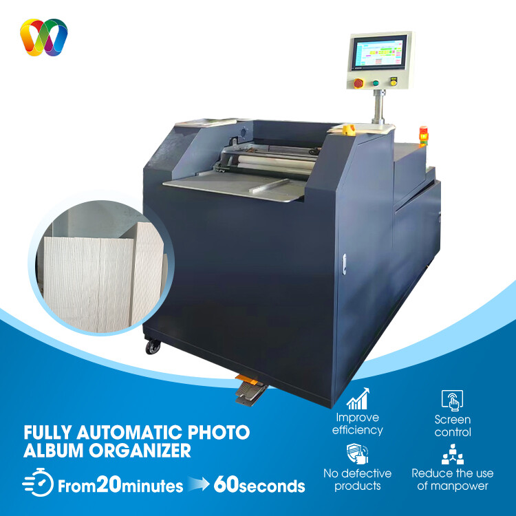 Máquina automática de encuadernación de álbumes